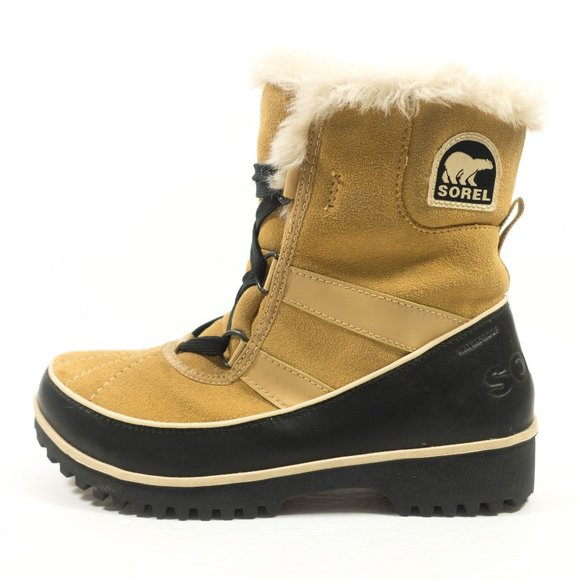 Sorel Tivoli II Waterproof Suede Leather Winter Boots - Women's Size 8